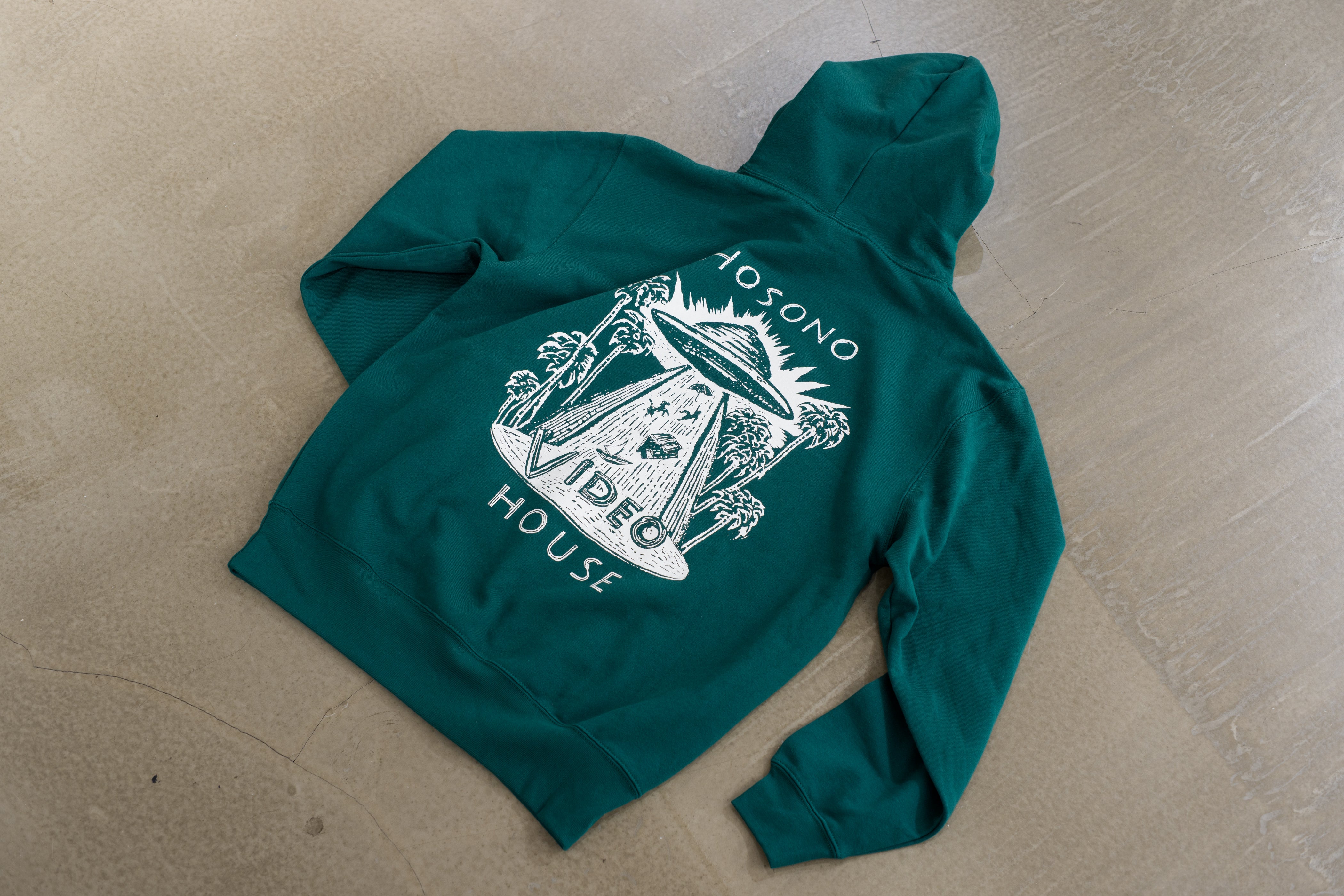 HOSONO VIDEO HOUSE Hoodie Green – Haruomi Hosono - Official Store