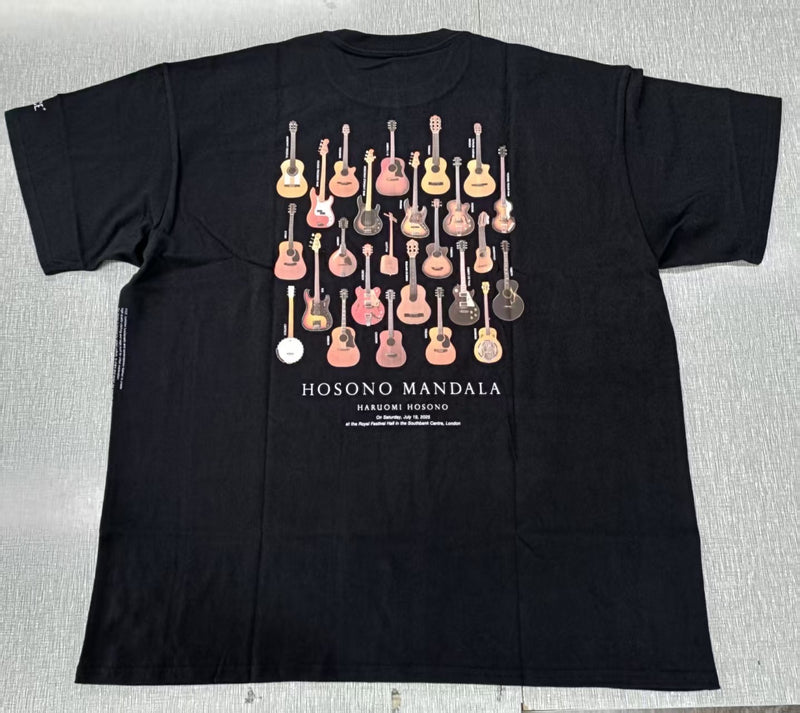 HOSONO MANDOLA T-Shirt (Guitar) Black